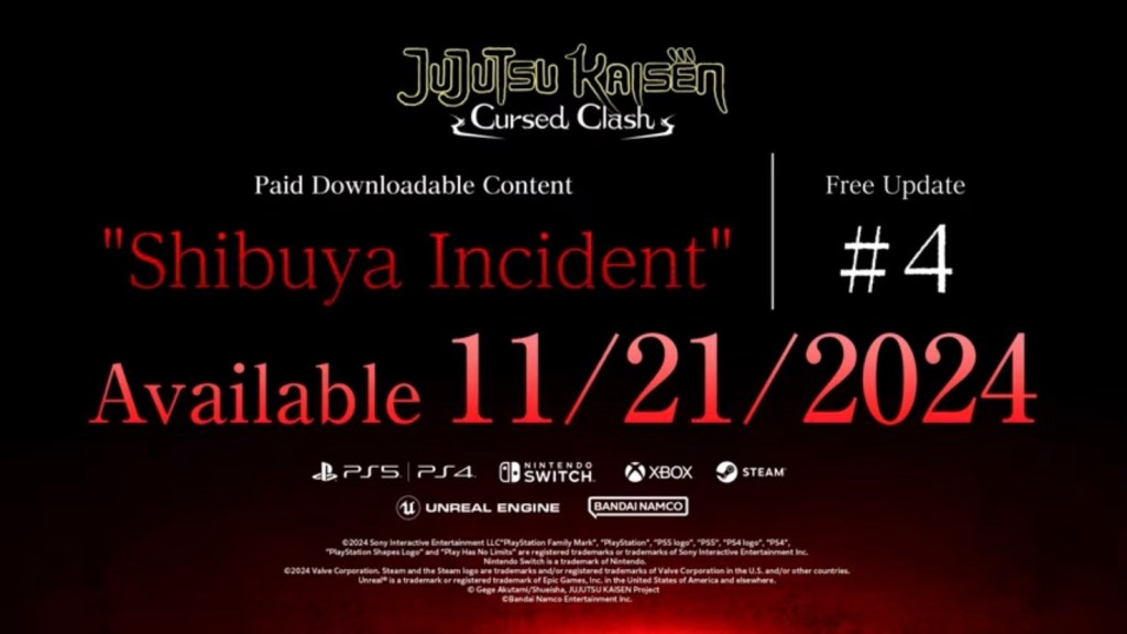 Jujutsu Kaisen: Cursed Clash – Shibuya Incident and Free Update 4 Launch&nbsp;Trailer