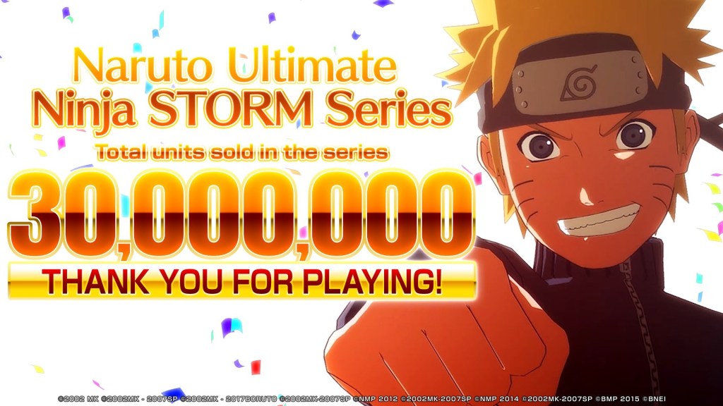 Naruto Storm Series Sells 30 Million Copies&nbsp;Worldwide