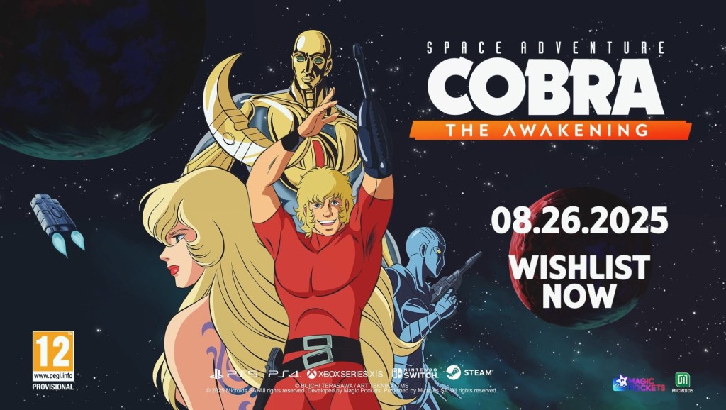 Space Adventure Cobra: The Awakening Launches August&nbsp;26