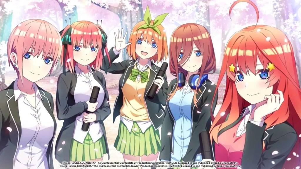 MAGES. Announces Fourth The Quintessential Quintuplets Console Game&nbsp;[UPDATE]