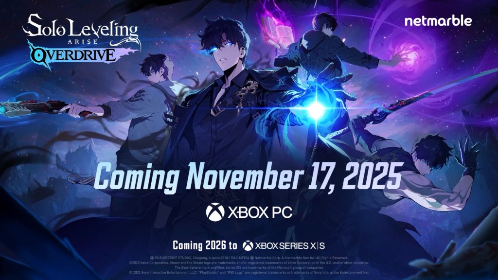 Solo Leveling: ARISE OVERDRIVE Launches November 17 for PC, Coming to PS5 in&nbsp;2026