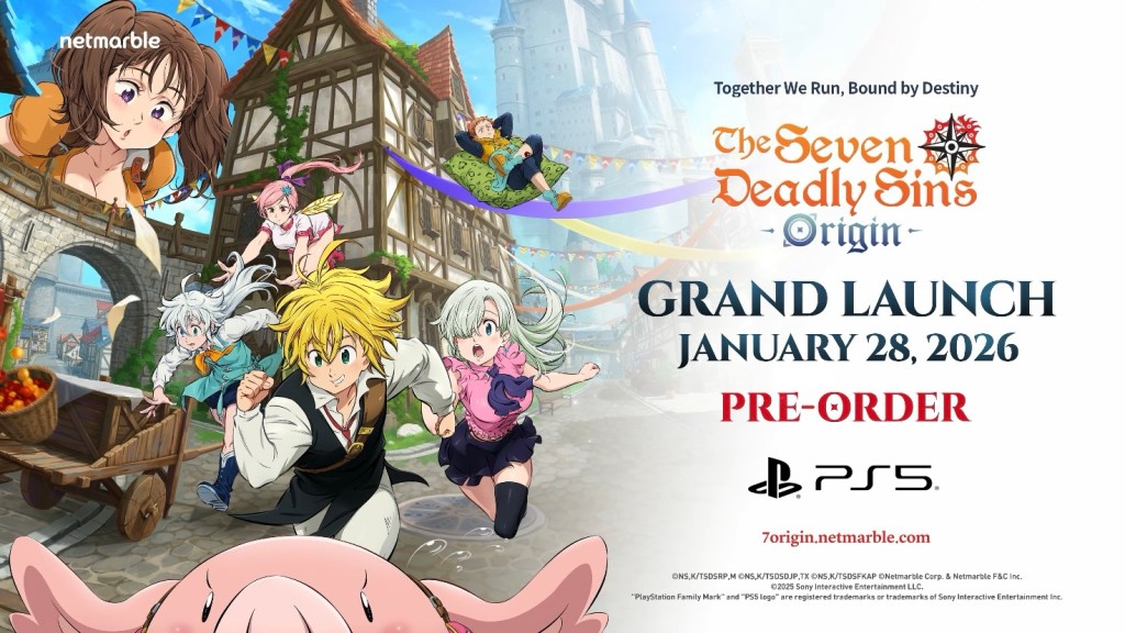 The Seven Deadly Sins: Origin Launches January&nbsp;28
