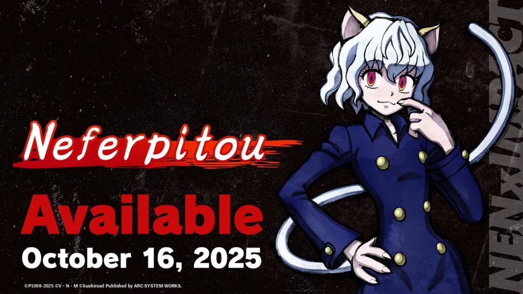 HUNTER×HUNTER: NEN×IMPACT – Neferpitou launches October&nbsp;16