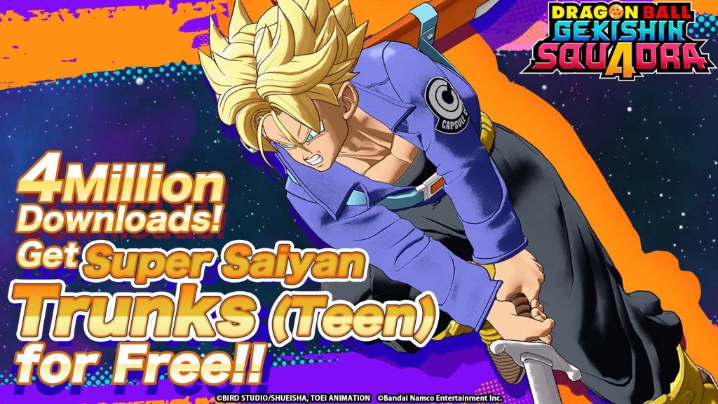 Dragon Ball: Gekishin Squadra Passes 4 Million&nbsp;Downloads